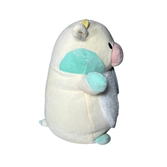 Squishmallows HugMees Belana Cow Furry Belly 10" - NWT - 2021 Easter HM10 #579 - Picture 3 of 7